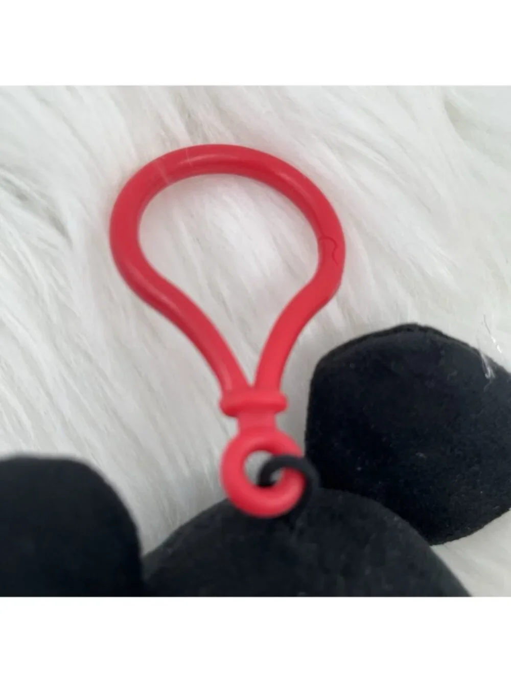 Disney Parks Mickey Mouse Big Head Plush Keychain Clip 7